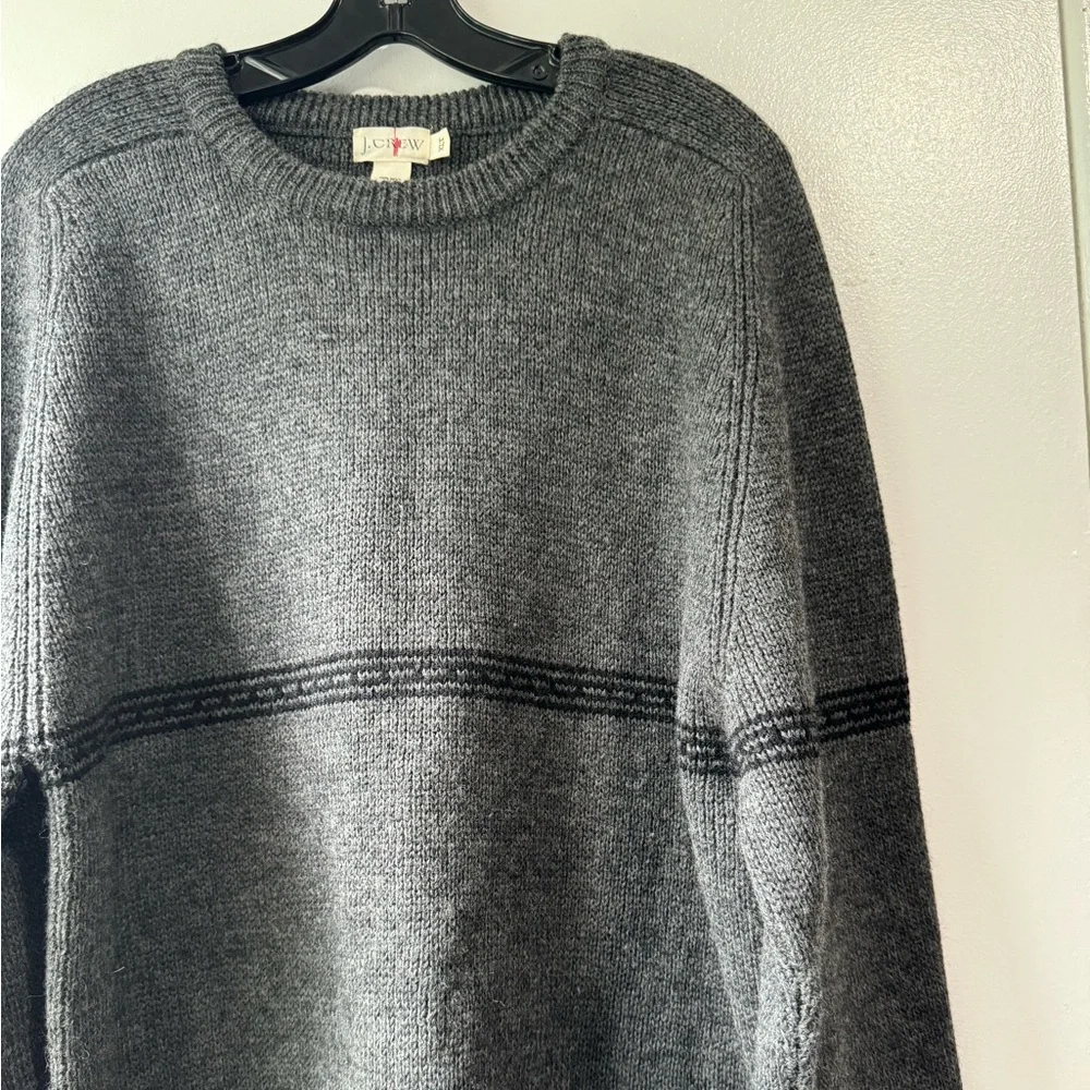 Vintage J Crew Men’s 100% Wool Heavy Chunky Knit Sweater Size XLT
